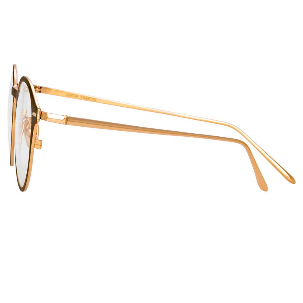 Color_LFL1017C4OPT - Lee Oval Optical Frame in Brown