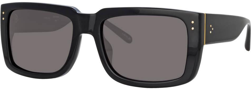 Color_LFL1027C1SUN - Morrison Rectangular Sunglasses in Black