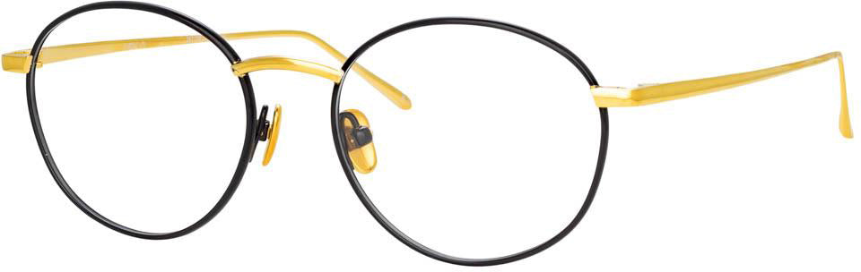 Color_LFL1034C1OPT - Hoffman Oval Optical Frame in Black