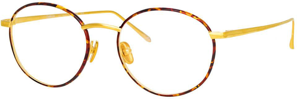 Color_LFL1034C3OPT - Hoffman Oval Optical Frame in Tortoiseshell