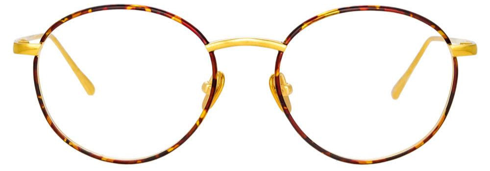 Color_LFL1034C3OPT - Hoffman Oval Optical Frame in Tortoiseshell