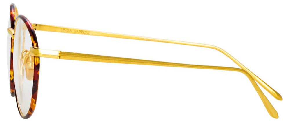 Color_LFL1034C3OPT - Hoffman Oval Optical Frame in Tortoiseshell