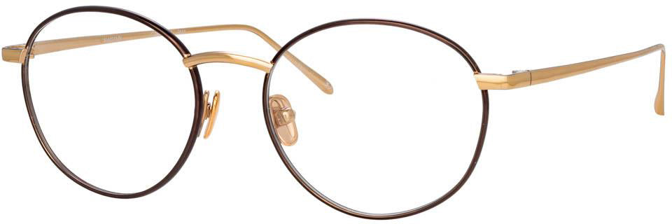 Color_LFL1034C4OPT - Hoffman Oval Optical Frame in Brown
