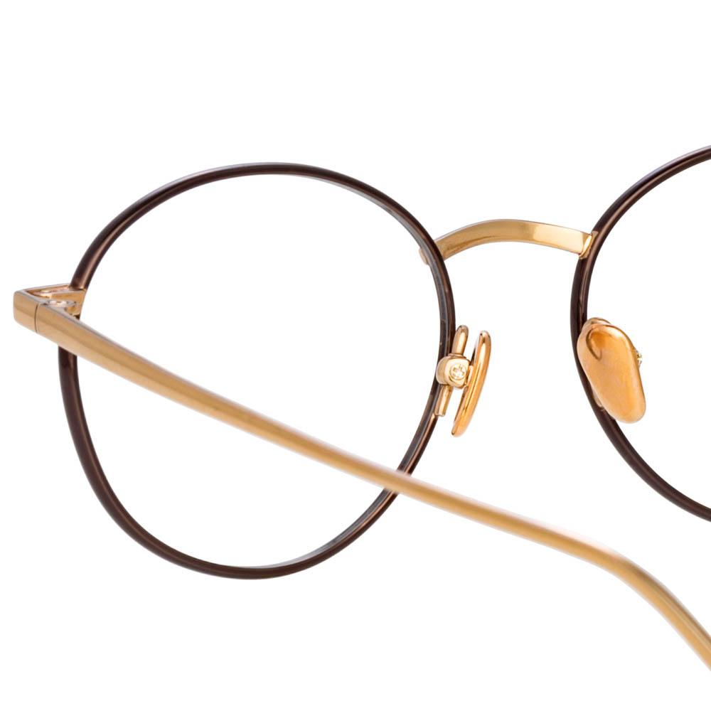 Color_LFL1034C4OPT - Hoffman Oval Optical Frame in Brown