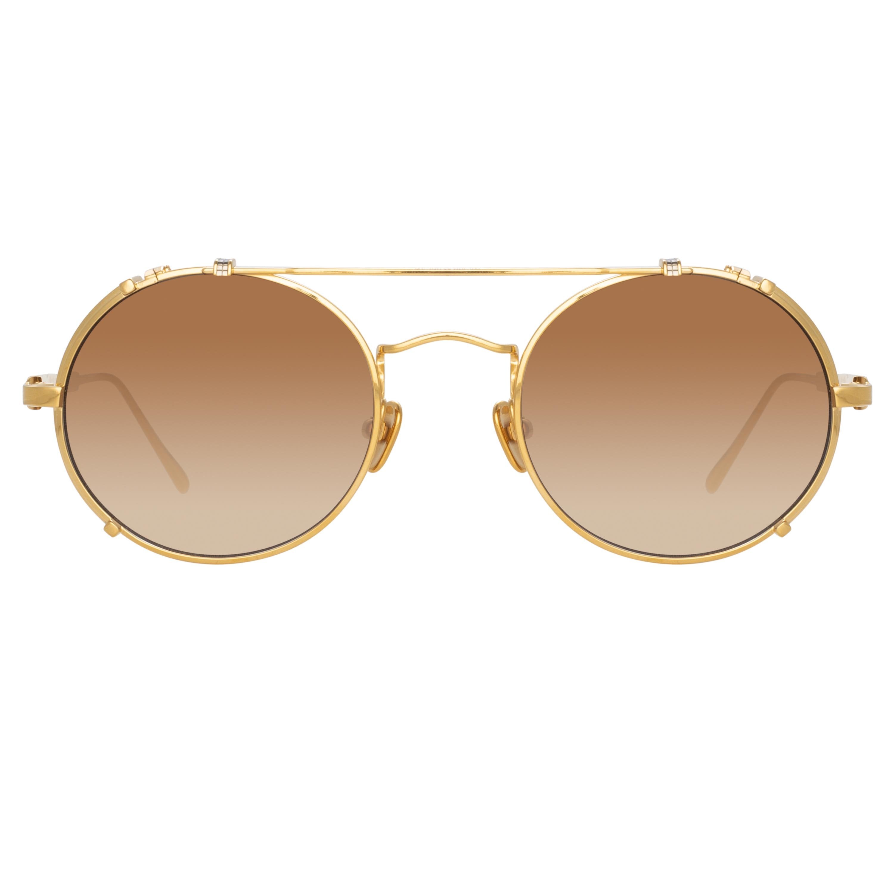 Color_LFL1038C1SUN - Jimi Oval Sunglasses in Yellow Gold