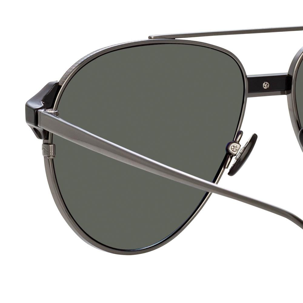 Color_LFL1041C3SUN - Brooks Aviator Sunglasses in Nickel
