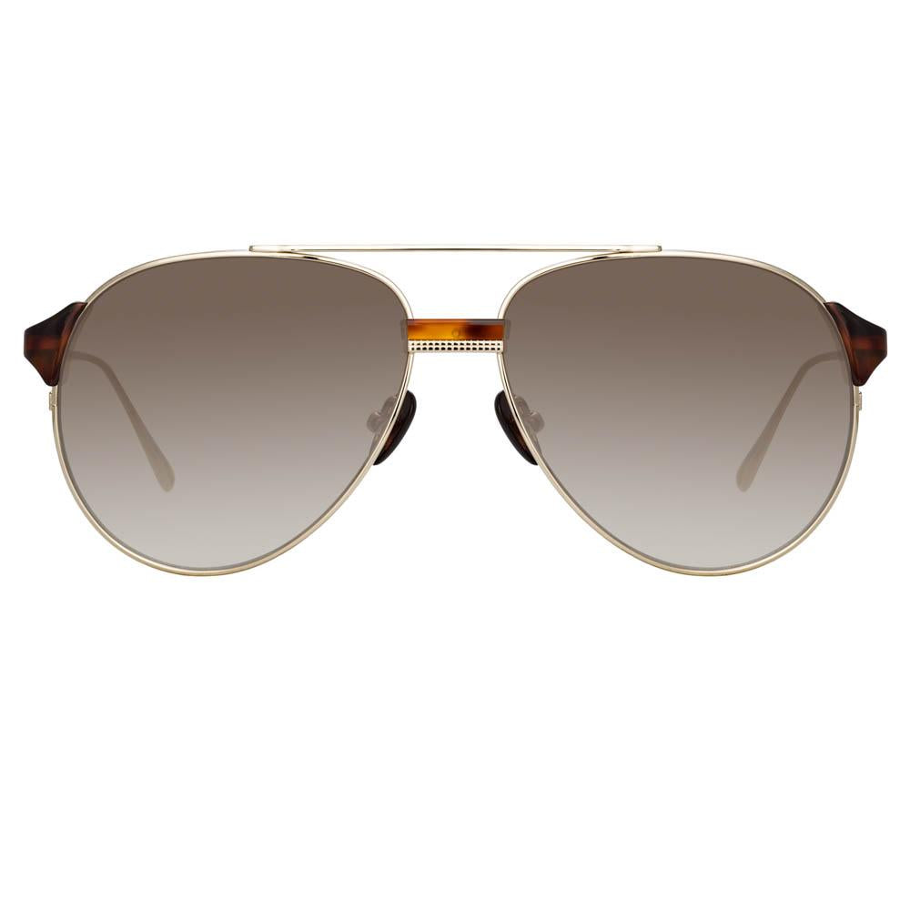 Color_LFL1041C6SUN - Brooks Aviator Sunglasses in Yellow Gold