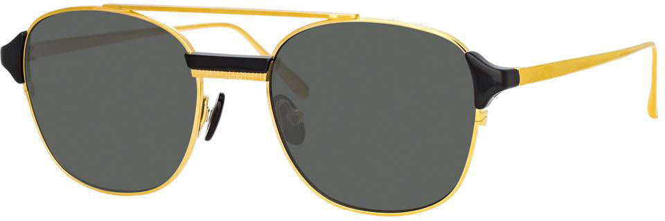 Color_LFL1042C2SUN - Reed Square Sunglasses in White Gold