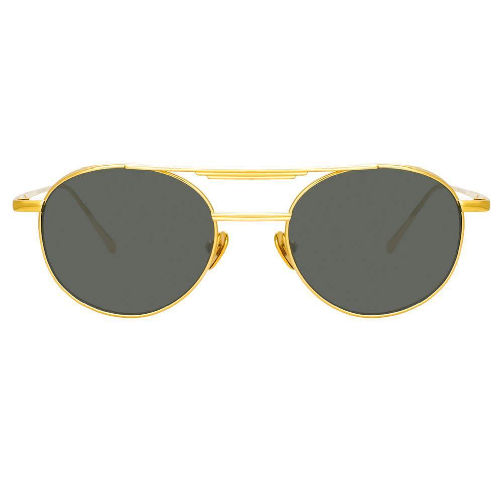 Color_LFL1046C1SUN - Lou Oval Sunglasses in Yellow Gold