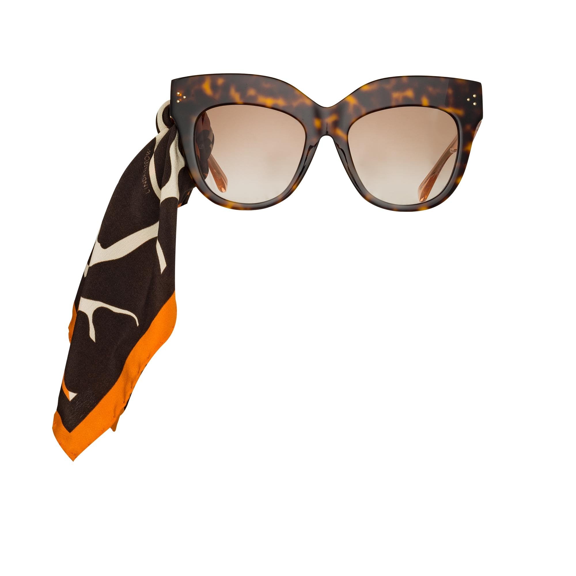 Color_LFL1049C5SUN - Dunaway Oversized Sunglasses in Tortoiseshell