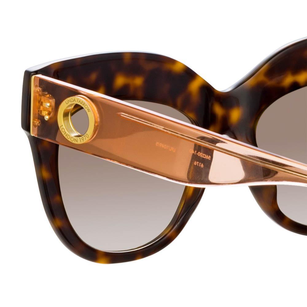 Color_LFL1049C5SUN - Dunaway Oversized Sunglasses in Tortoiseshell