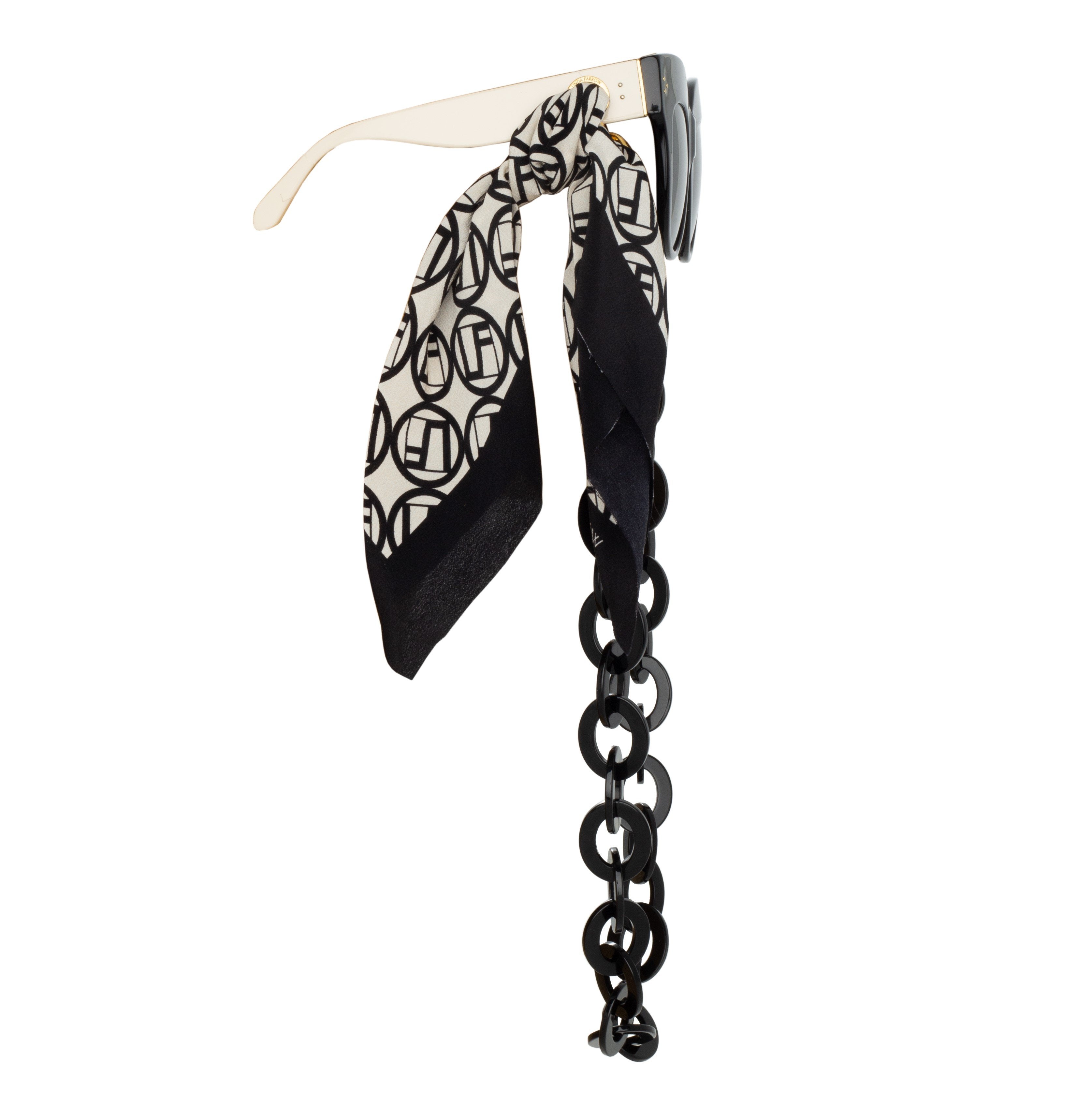 Color_LFL1049C8SUN - Limited Edition Dunaway Oversized Sunglasses in Black