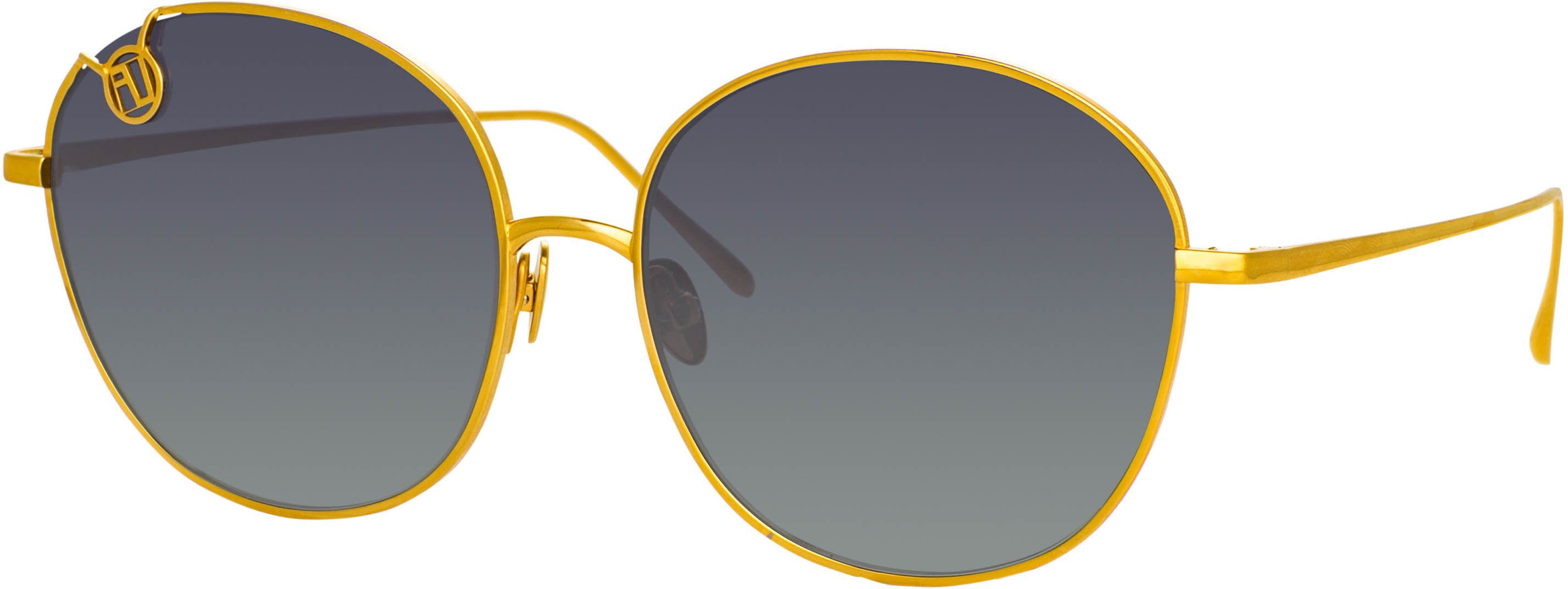 Color_LFL1054C1SUN - Hannah Cat Eye Sunglasses in Yellow Gold and Grey