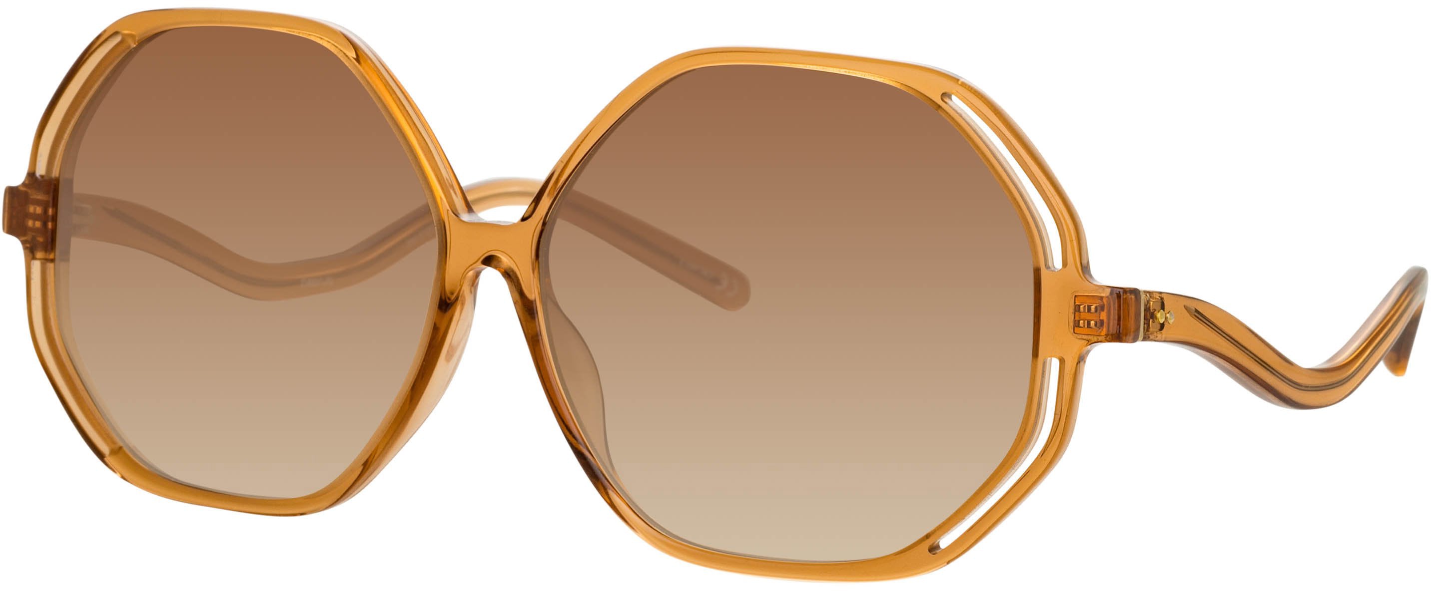Color_LFL1058C2SUN - Una Oversized Sunglasses in Tobacco