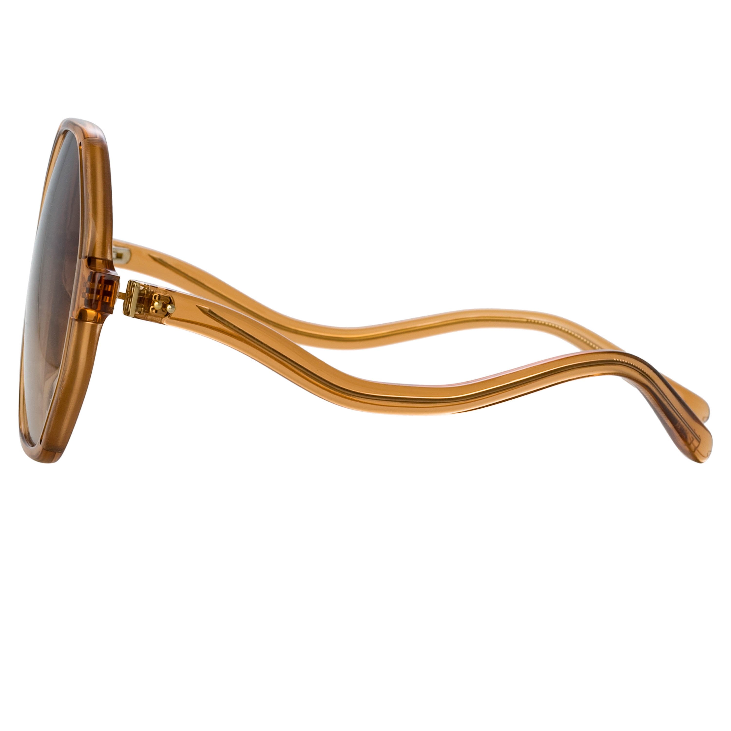 Color_LFL1058C2SUN - Una Oversized Sunglasses in Tobacco