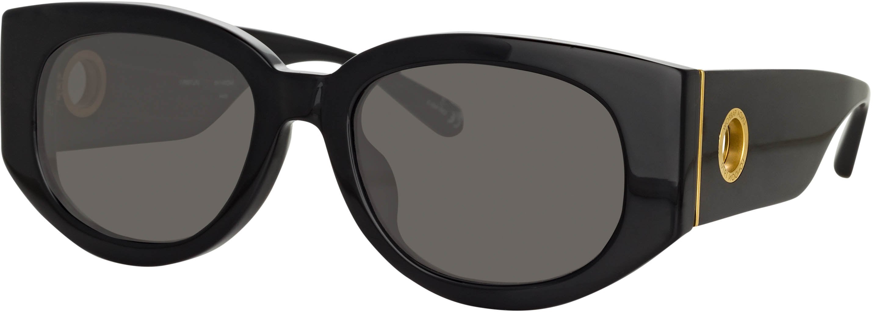 Color_LFL1059C1SUN - Debbie D-Frame Sunglasses in Black