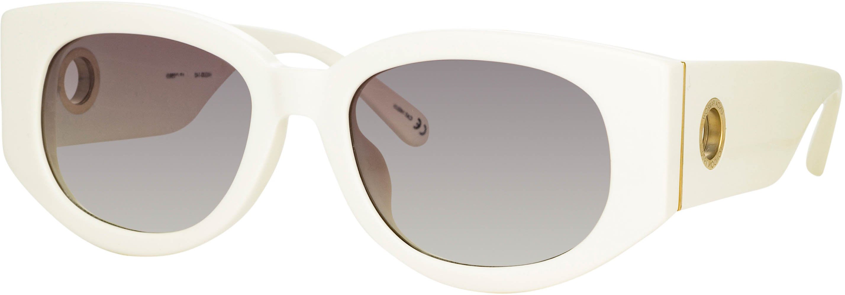 Color_LFL1059C3SUN - Debbie D-Frame Sunglasses in White