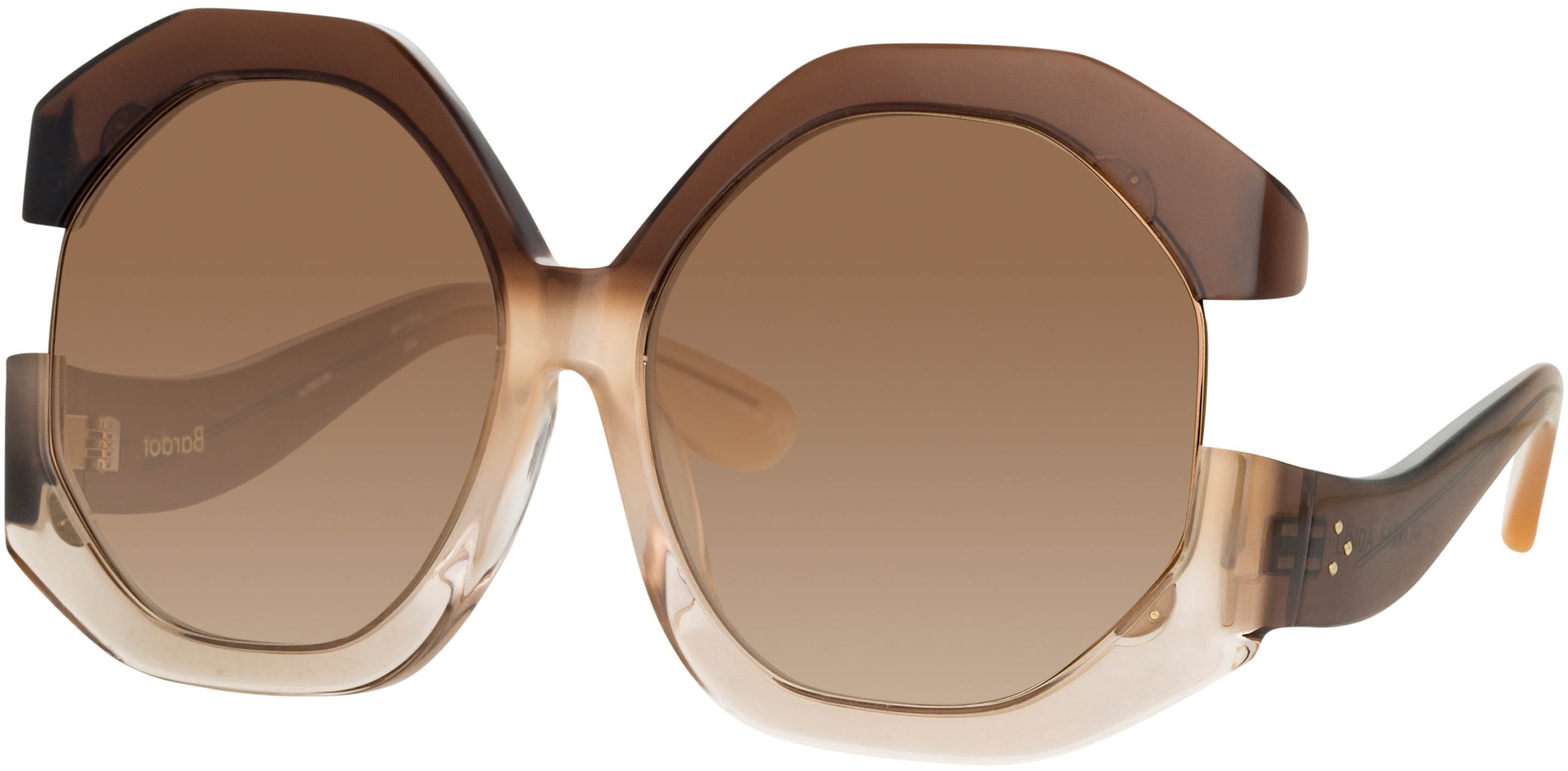 Color_LFL1071C4SUN - Bardot Oversized Sunglasses in Brown
