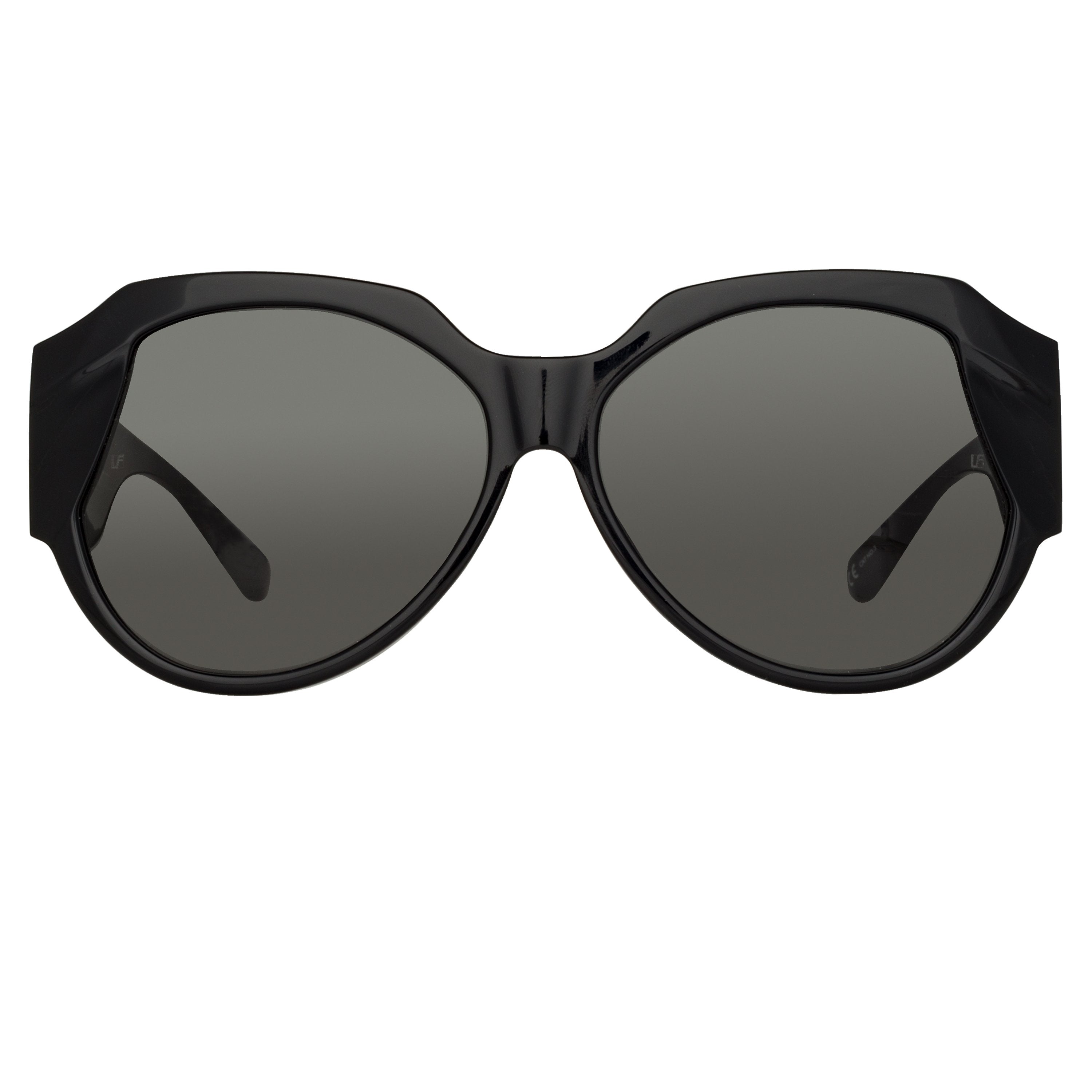 Color_LFL1073C1SUN - Christie Oversized Sunglasses in Black