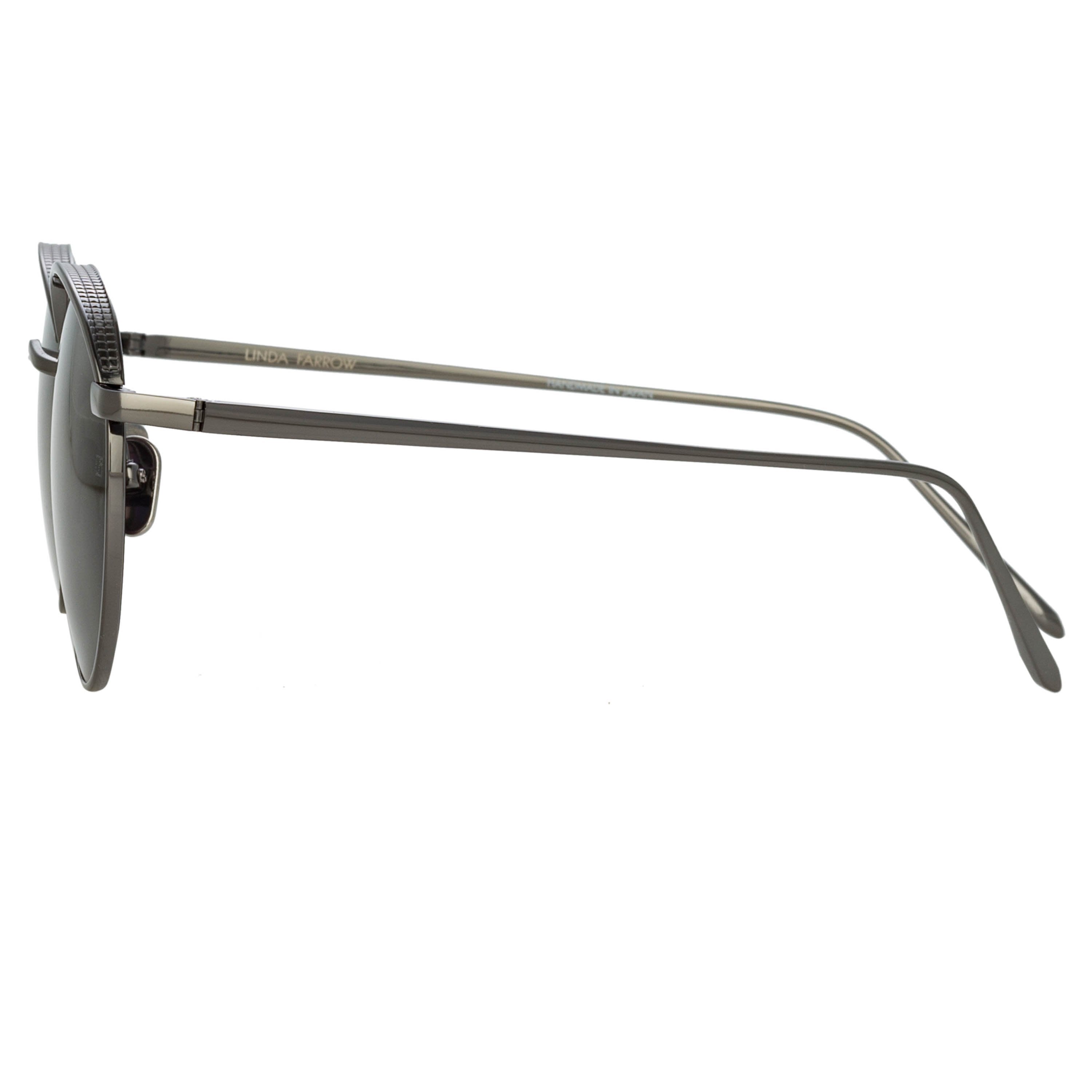 Color_LFL1076C2SUN - Marlon Oval Sunglasses in Nickel