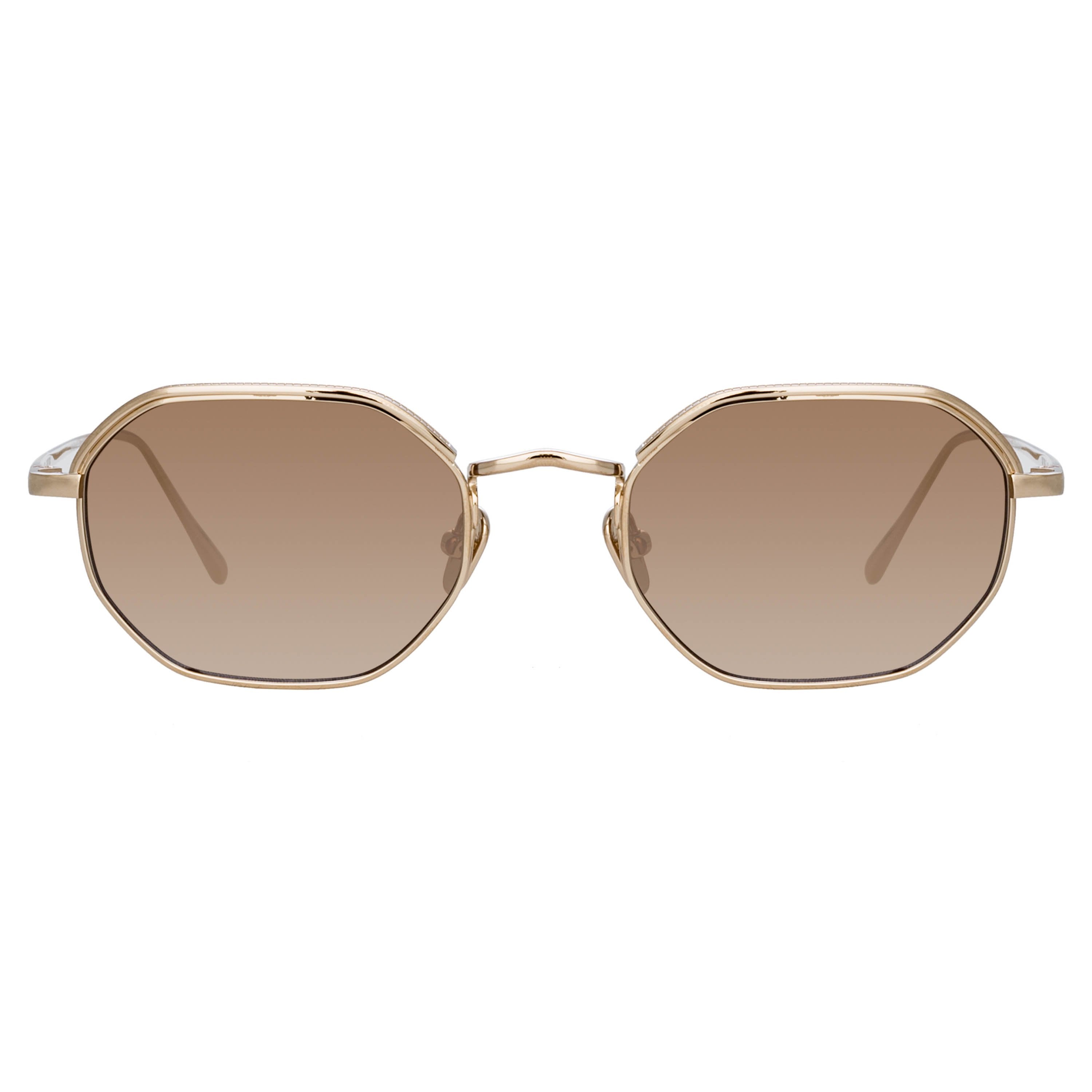 Color_LFL1077C3SUN - Shaw Angular Glasses in Light gold and Brown