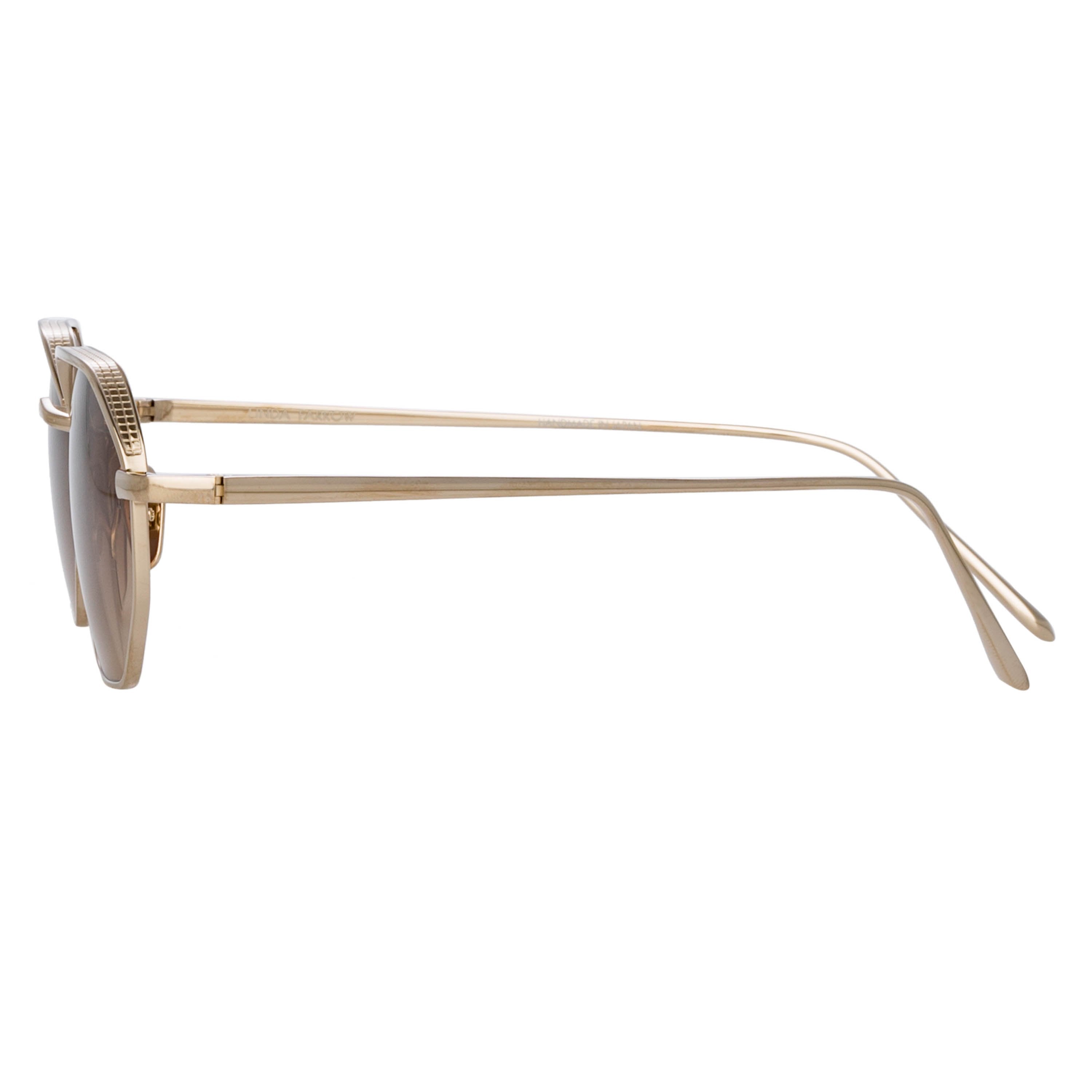 Color_LFL1077C3SUN - Shaw Angular Glasses in Light gold and Brown