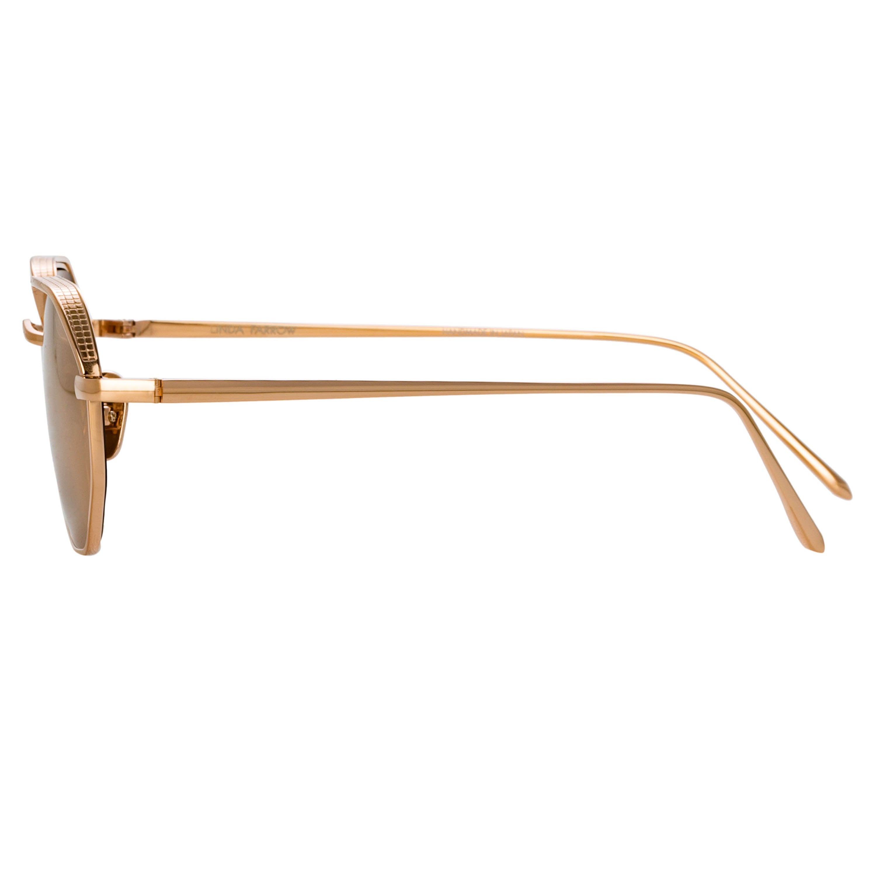 Color_LFL1077C4SUN - Shaw Angular Sunglasses in Rose Gold