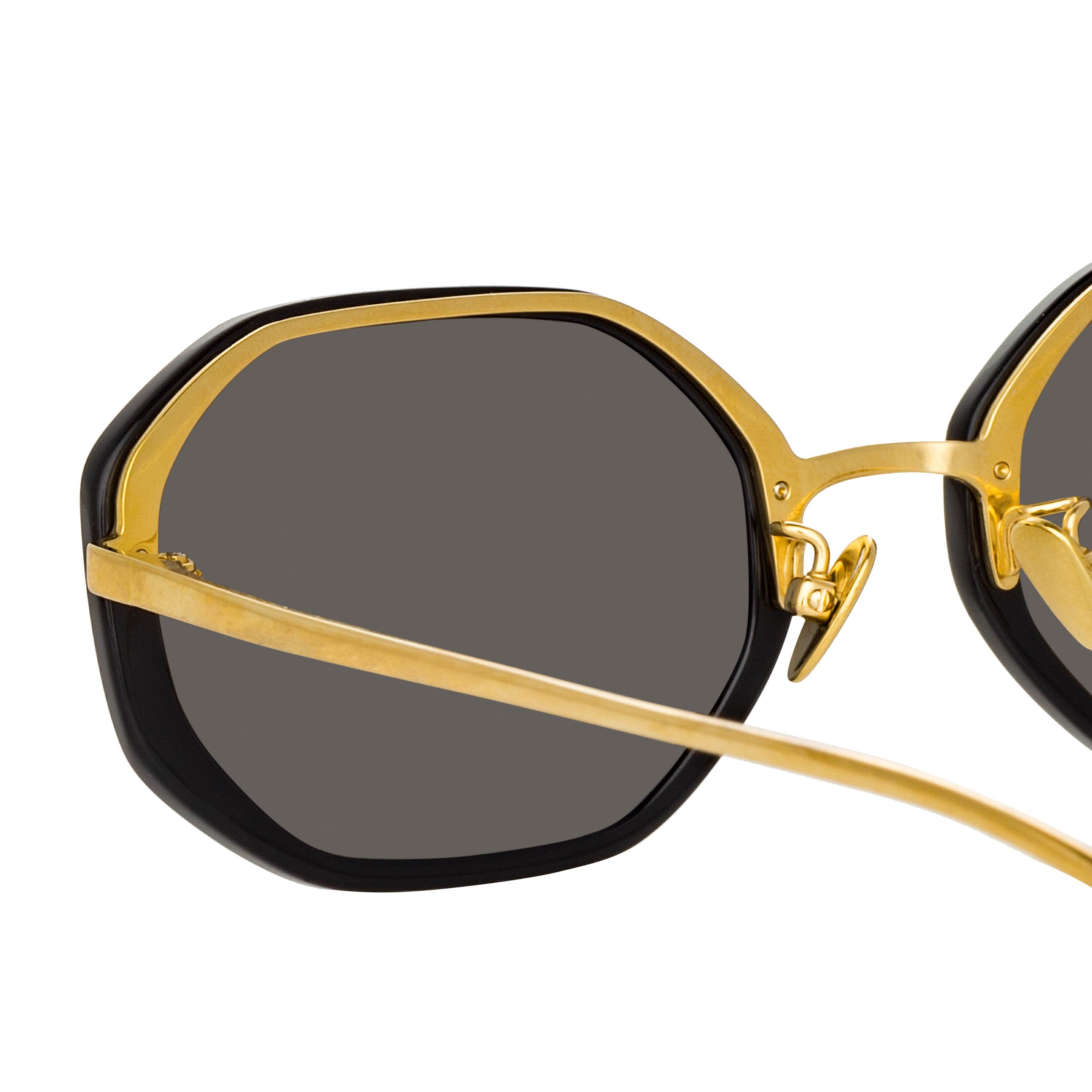 Color_LFL1084C1SUN - Tyler Angular Sunglasses in Black