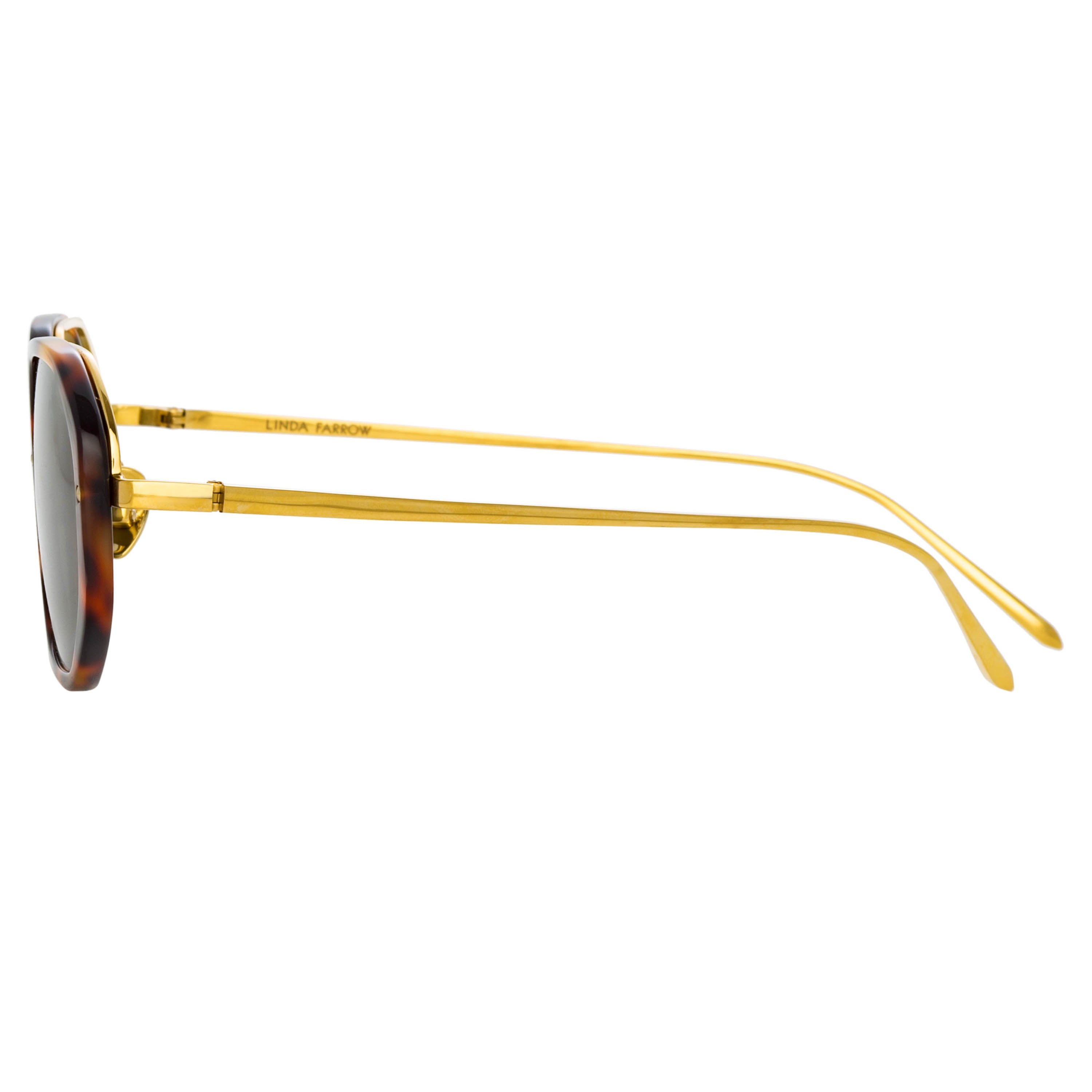 Color_LFL1084C2SUN - Tyler Angular Sunglasses in Tortoiseshell