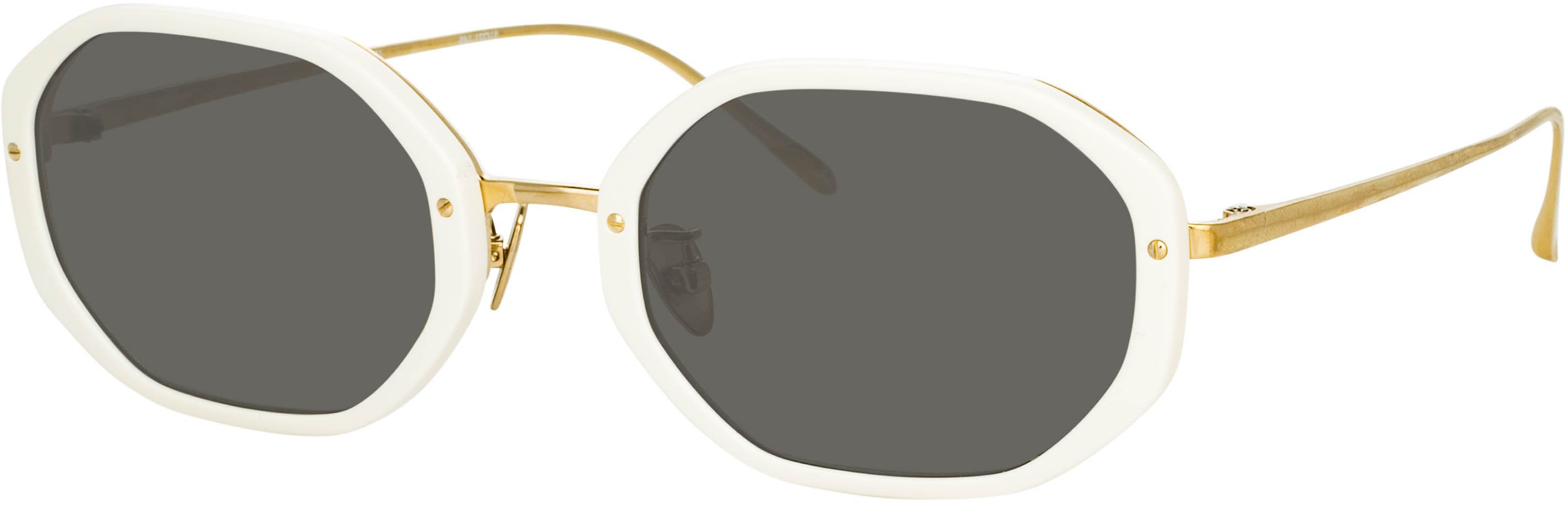 Color_LFL1084C4SUN - Tyler Angular Sunglasses in White