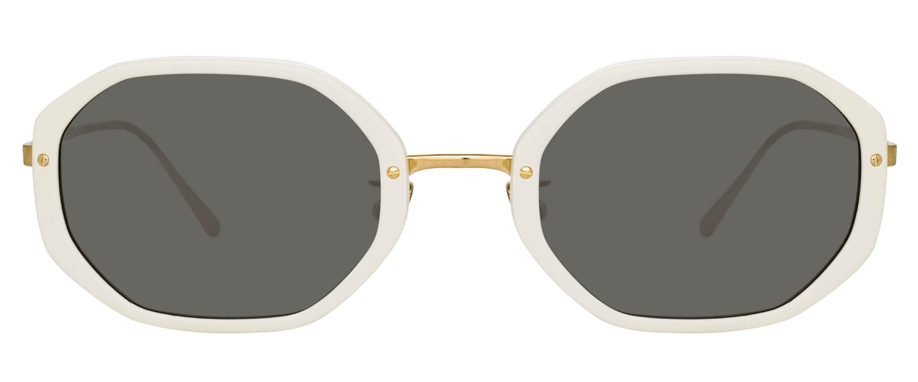 Color_LFL1084C4SUN - Tyler Angular Sunglasses in White