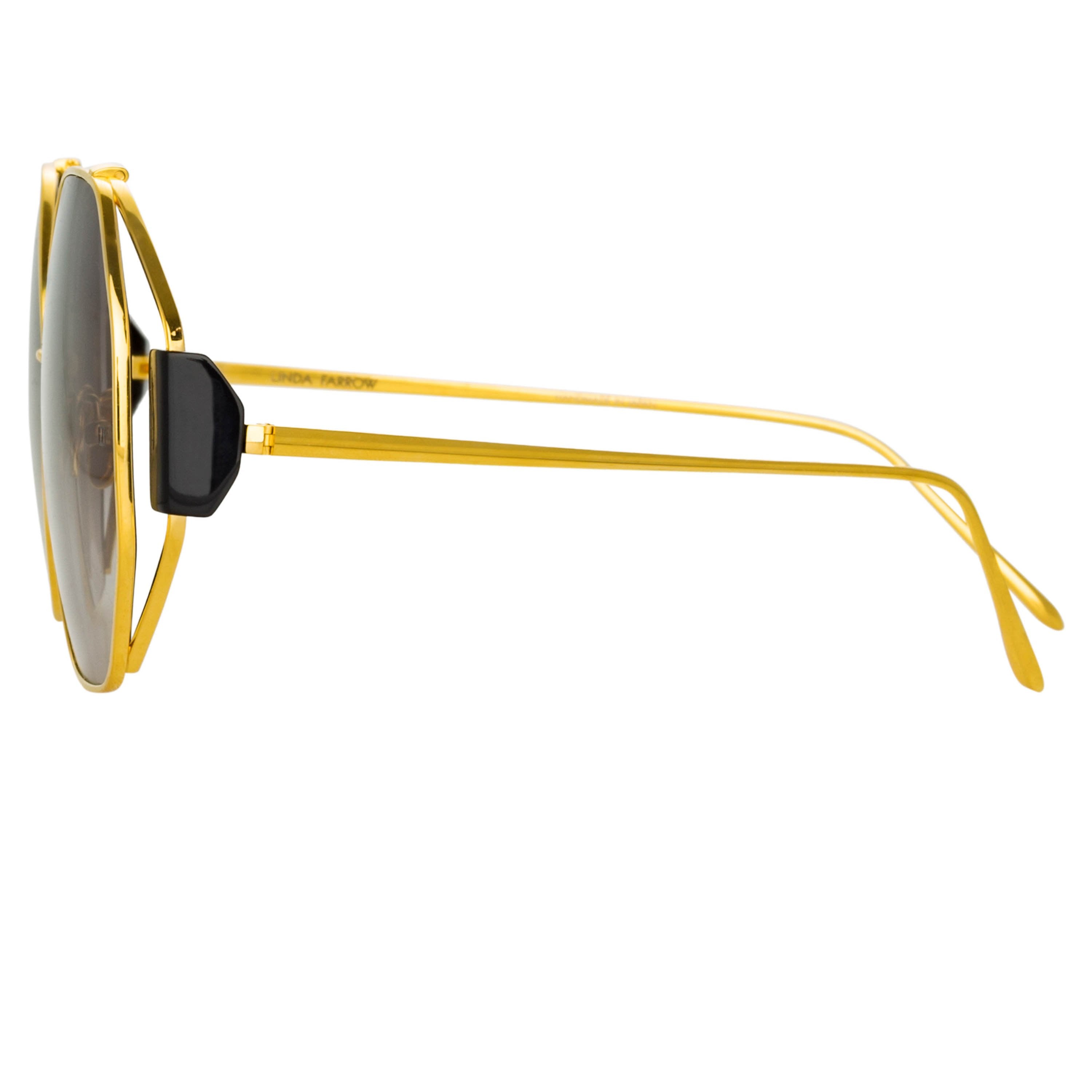 Color_LFL1089C1SUN - Marie Oversized Sunglasses in Yellow Gold and Grey