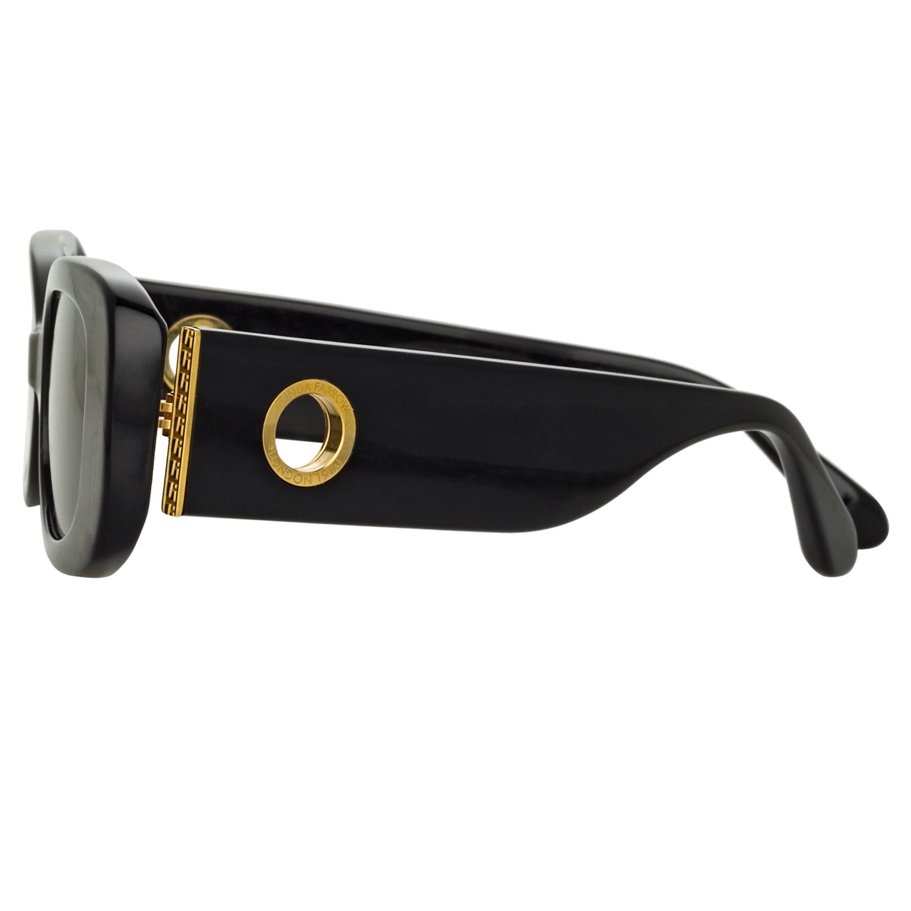 Color_LFL1117C1SUN - Lola Rectangular Sunglasses in Black