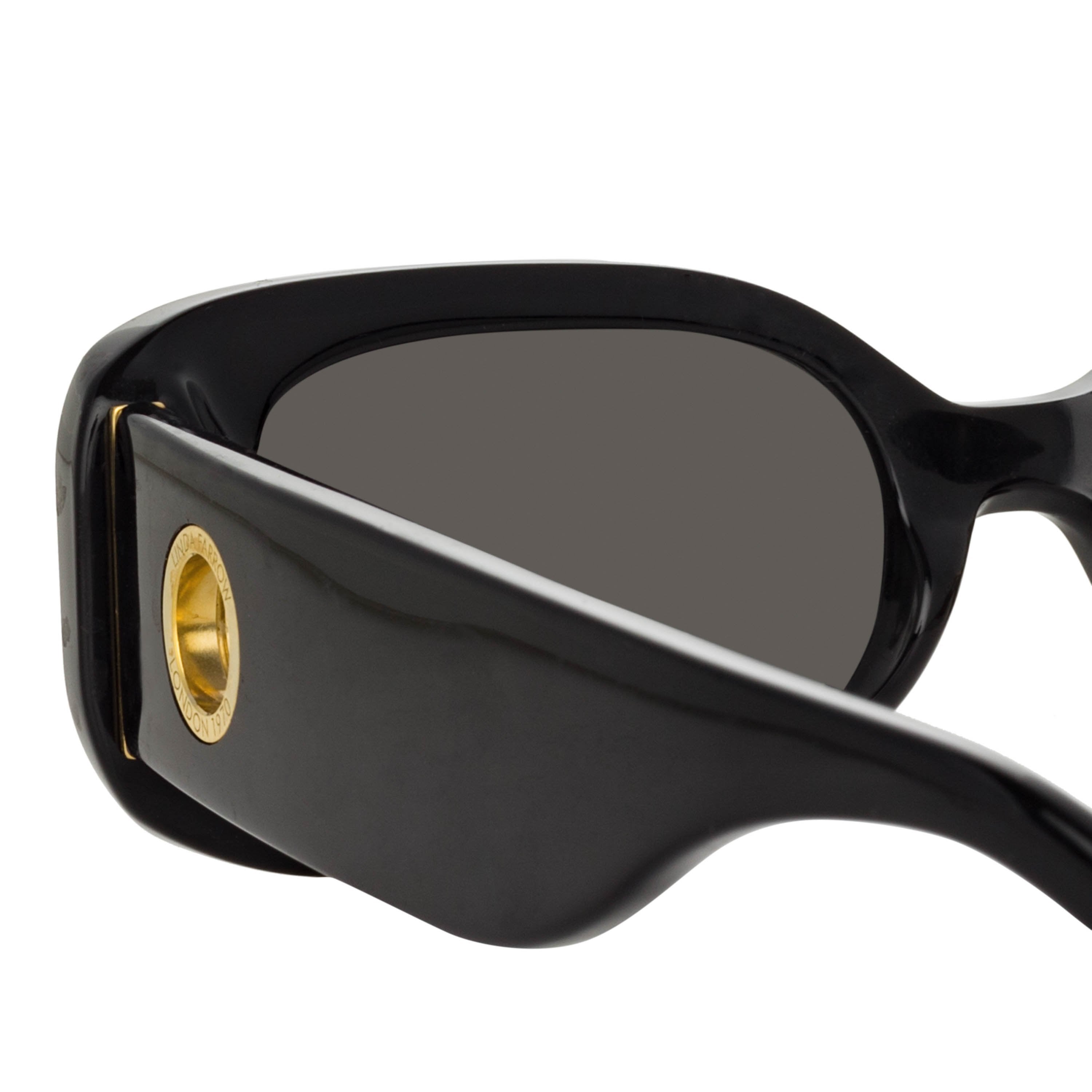 Color_LFL1117C1SUN - Lola Rectangular Sunglasses in Black