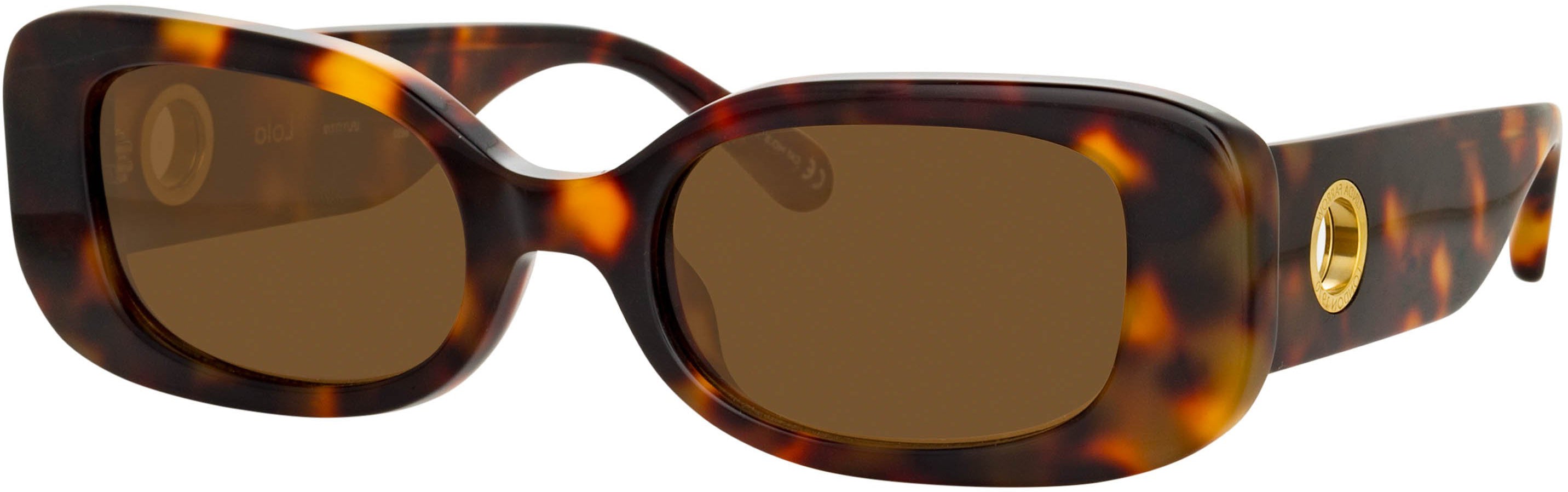 Color_LFL1117C2SUN - Lola Rectangular Sunglasses in Tortoiseshell