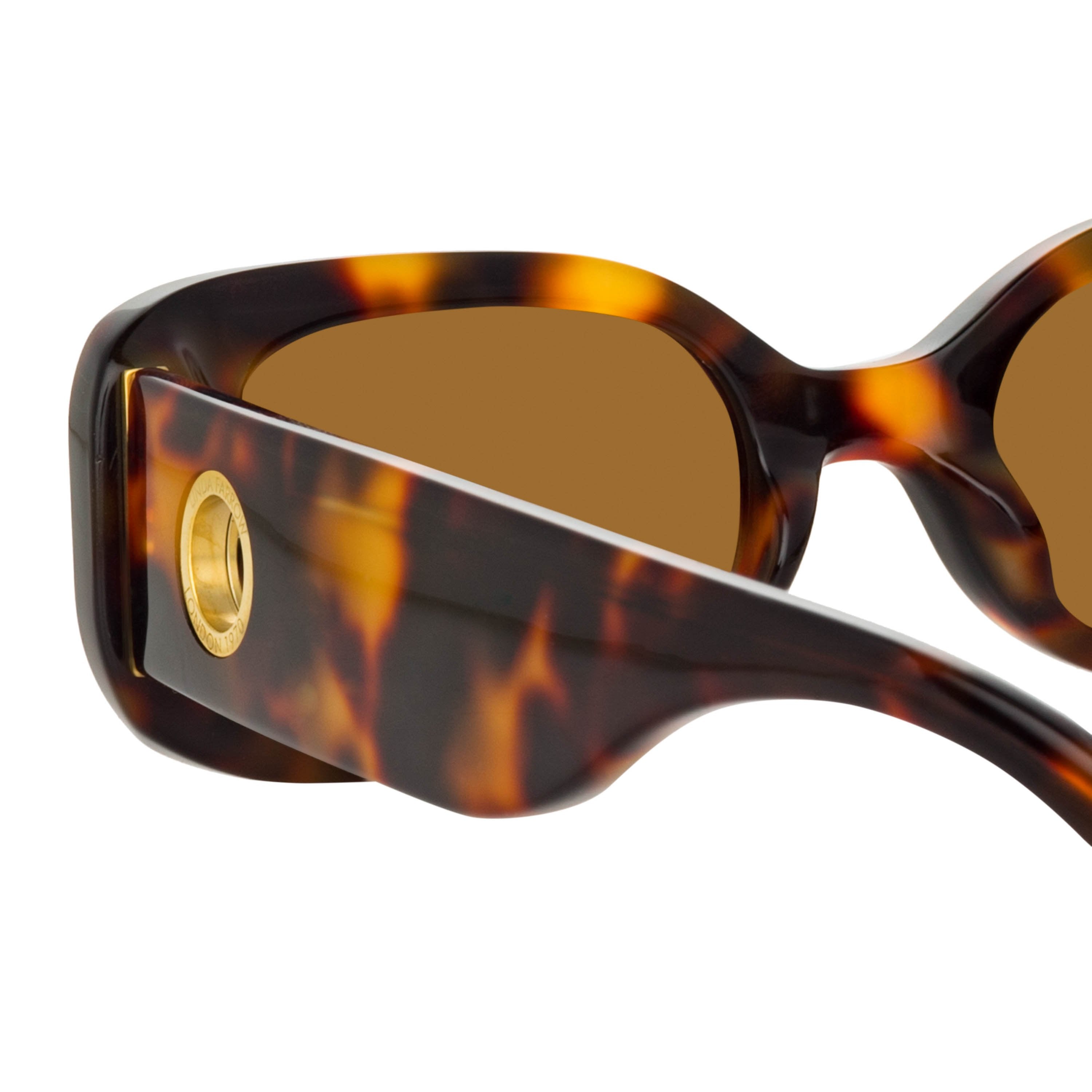 Color_LFL1117C2SUN - Lola Rectangular Sunglasses in Tortoiseshell