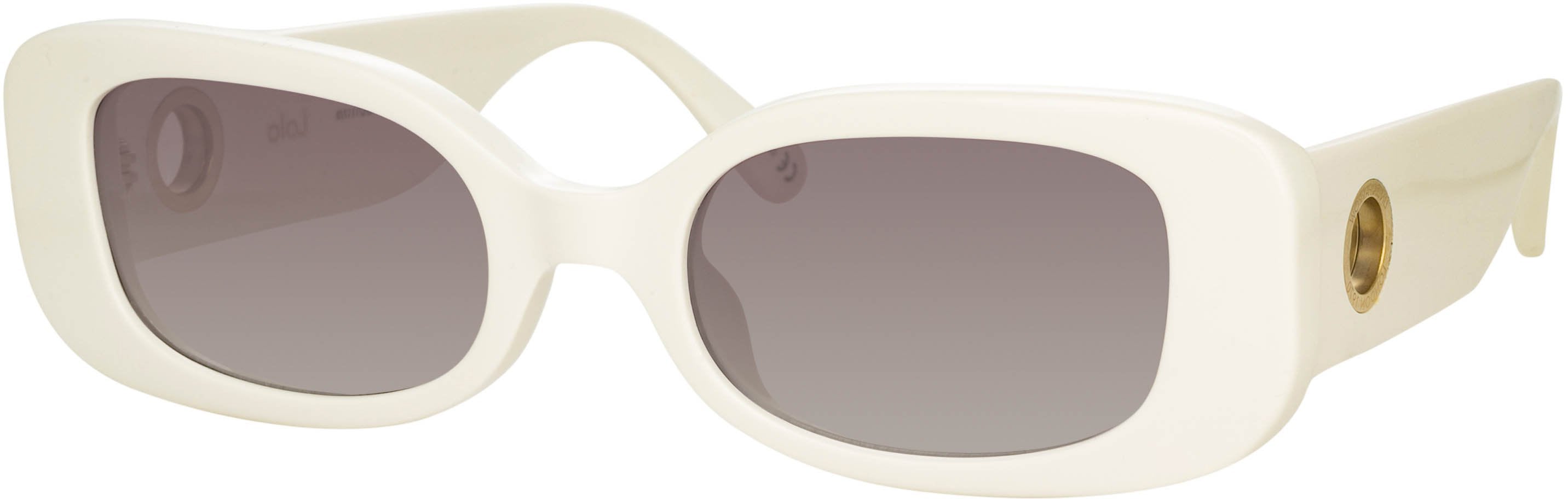 Color_LFL1117C3SUN - Lola Rectangular Sunglasses in White