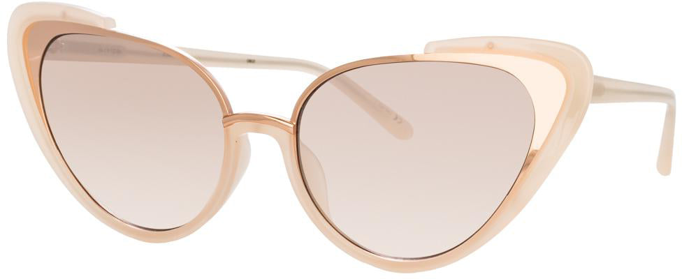 Color_LFL736C6SUN - Linda Farrow Khira C6 Cat Eye Sunglasses