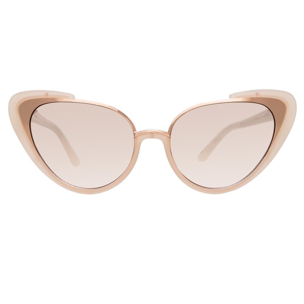 Color_LFL736C6SUN - Linda Farrow Khira C6 Cat Eye Sunglasses