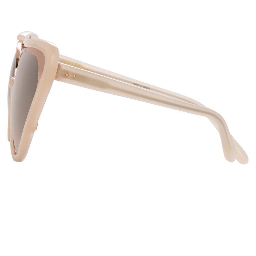 Color_LFL736C6SUN - Linda Farrow Khira C6 Cat Eye Sunglasses