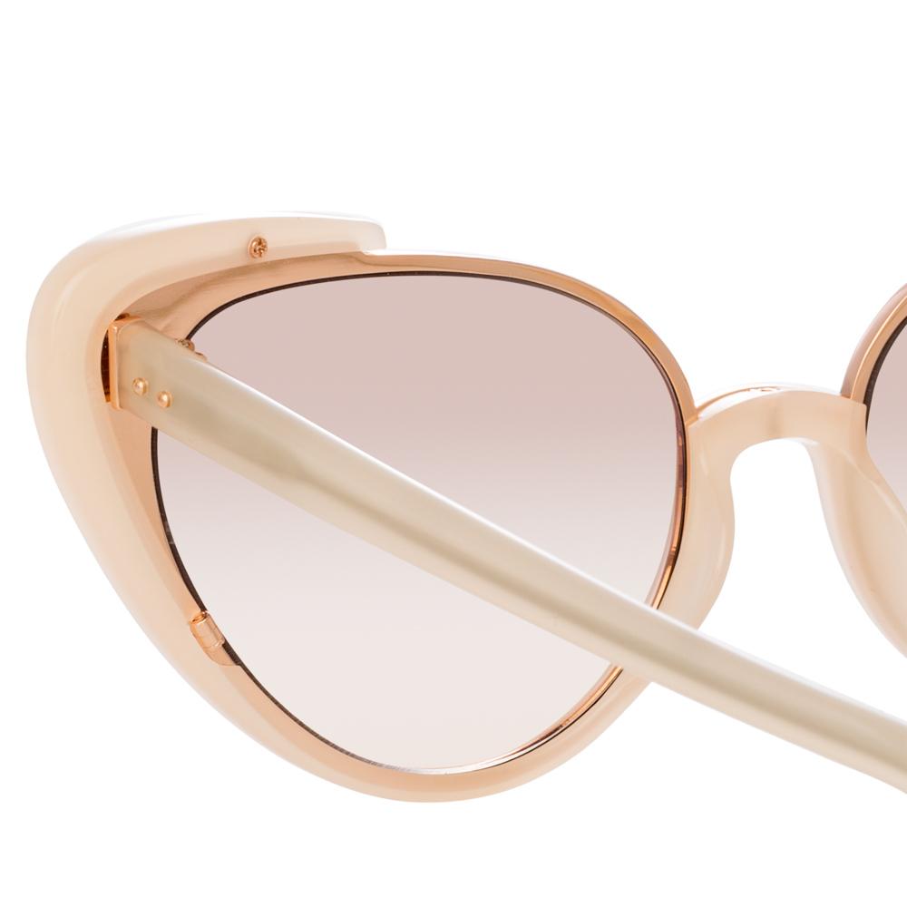 Color_LFL736C6SUN - Linda Farrow Khira C6 Cat Eye Sunglasses