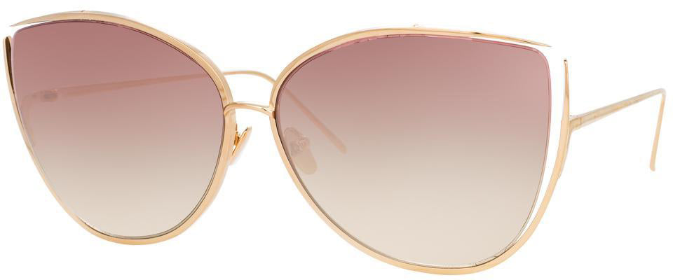Color_LFL774C7SUN - Linda Farrow Jamila C7 Cat Eye Sunglasses