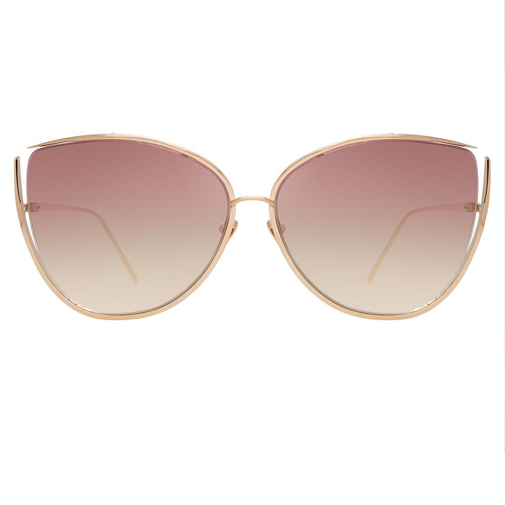 Color_LFL774C7SUN - Linda Farrow Jamila C7 Cat Eye Sunglasses