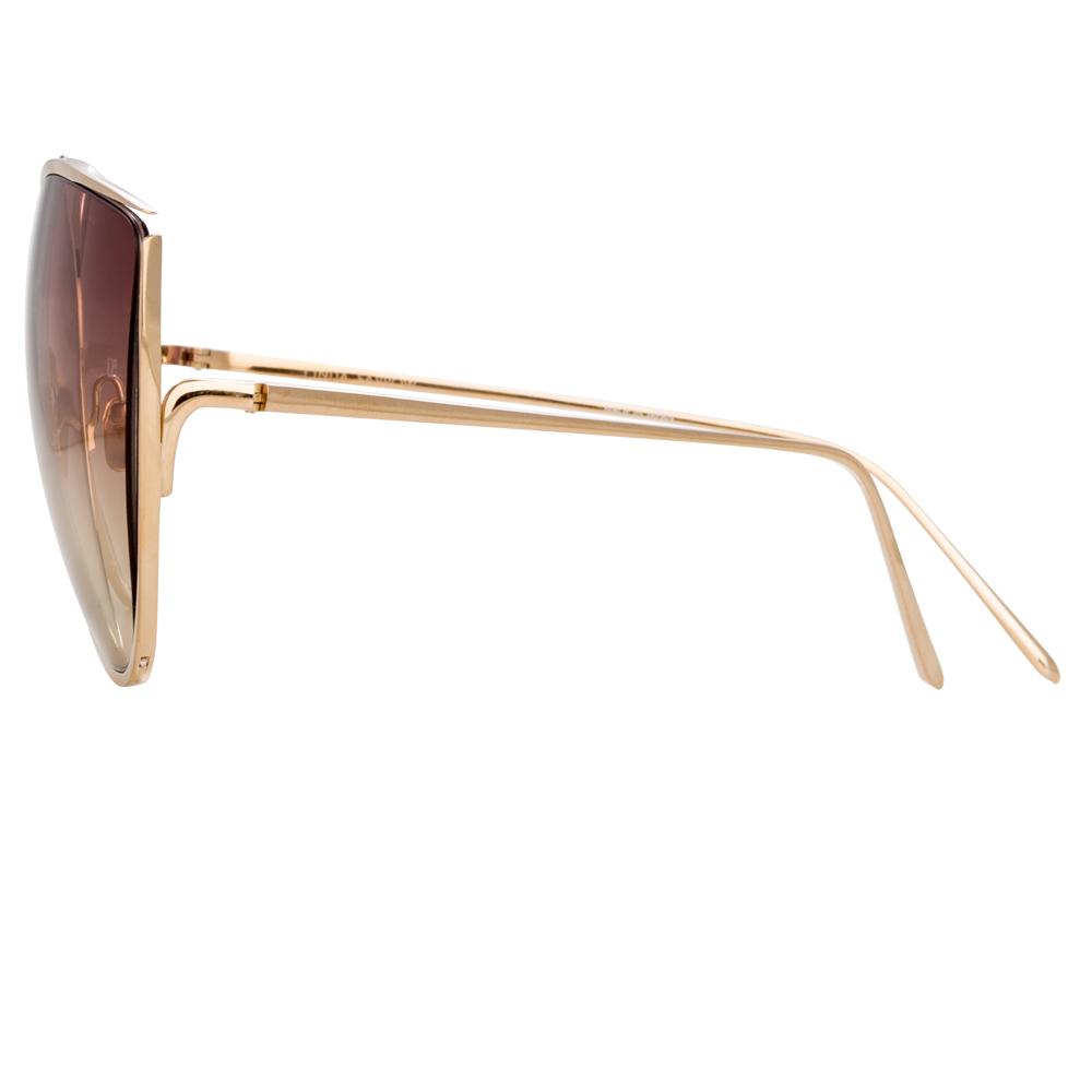 Color_LFL774C7SUN - Linda Farrow Jamila C7 Cat Eye Sunglasses