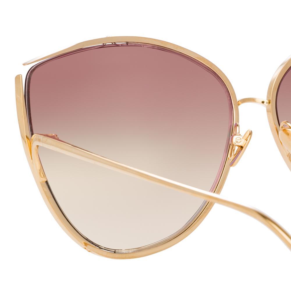 Color_LFL774C7SUN - Linda Farrow Jamila C7 Cat Eye Sunglasses