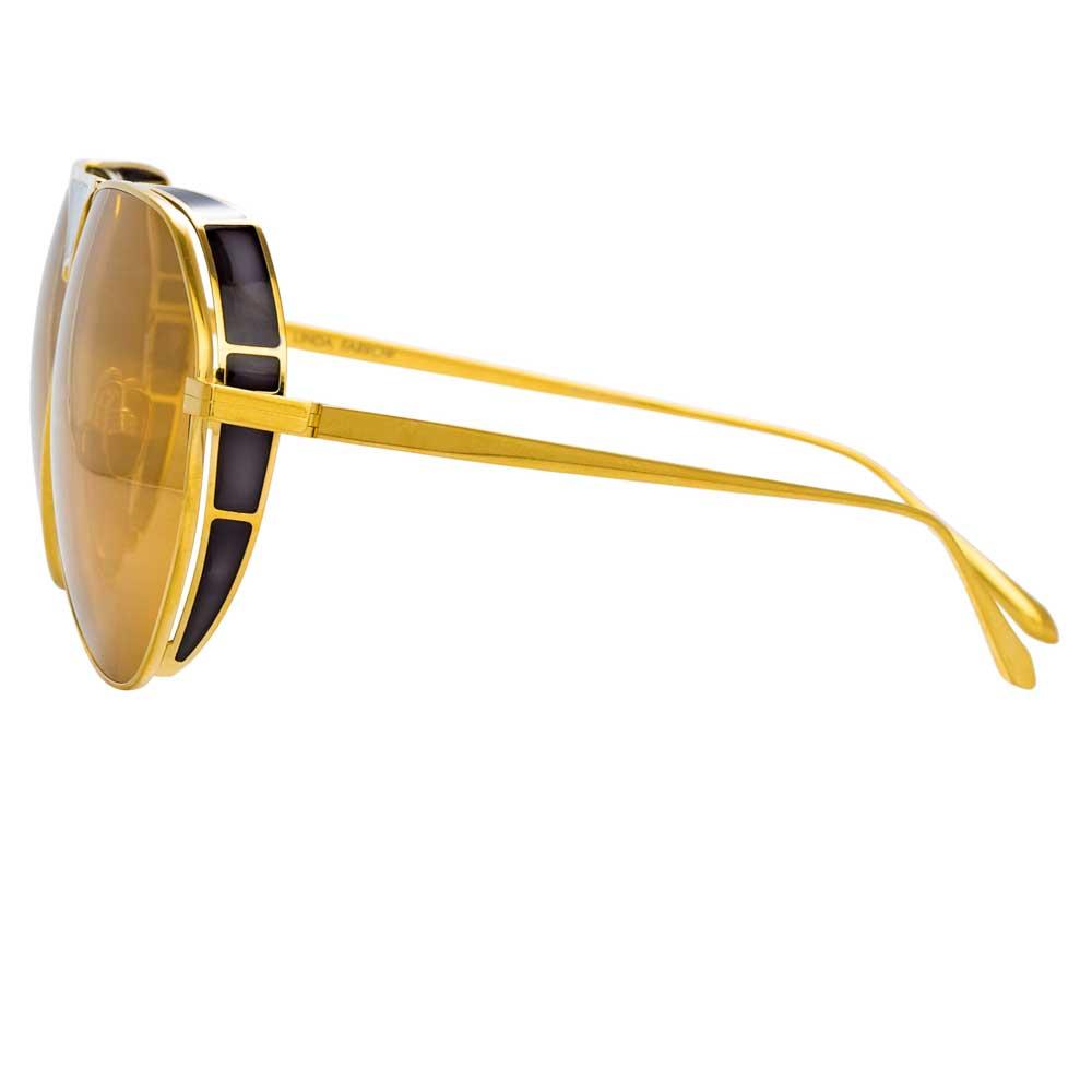 Color_LFL785C2SUN - Linda Farrow Matheson C2 Aviator Sunglasses