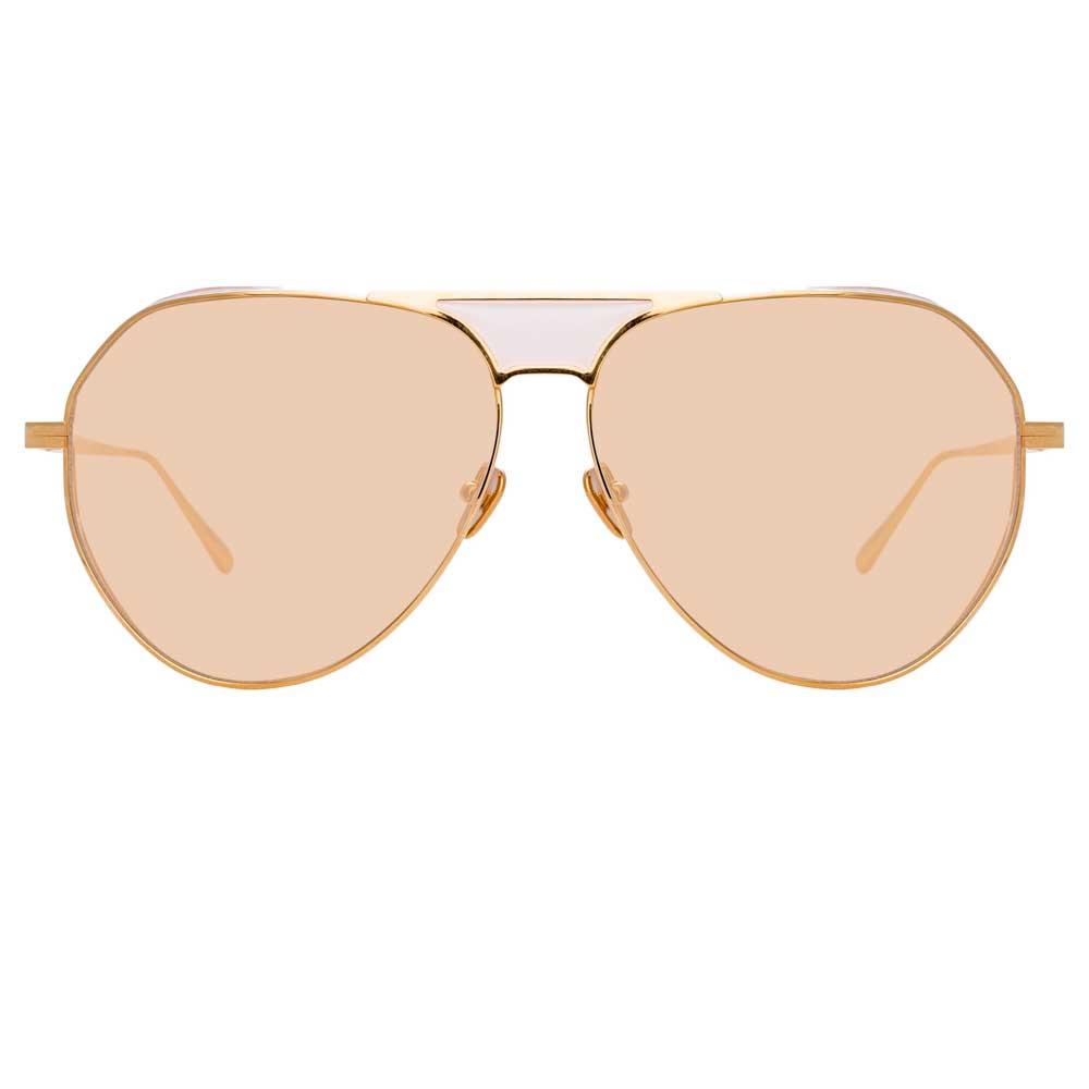 Color_LFL785C6SUN - Linda Farrow Matheson C6 Aviator Sunglasses