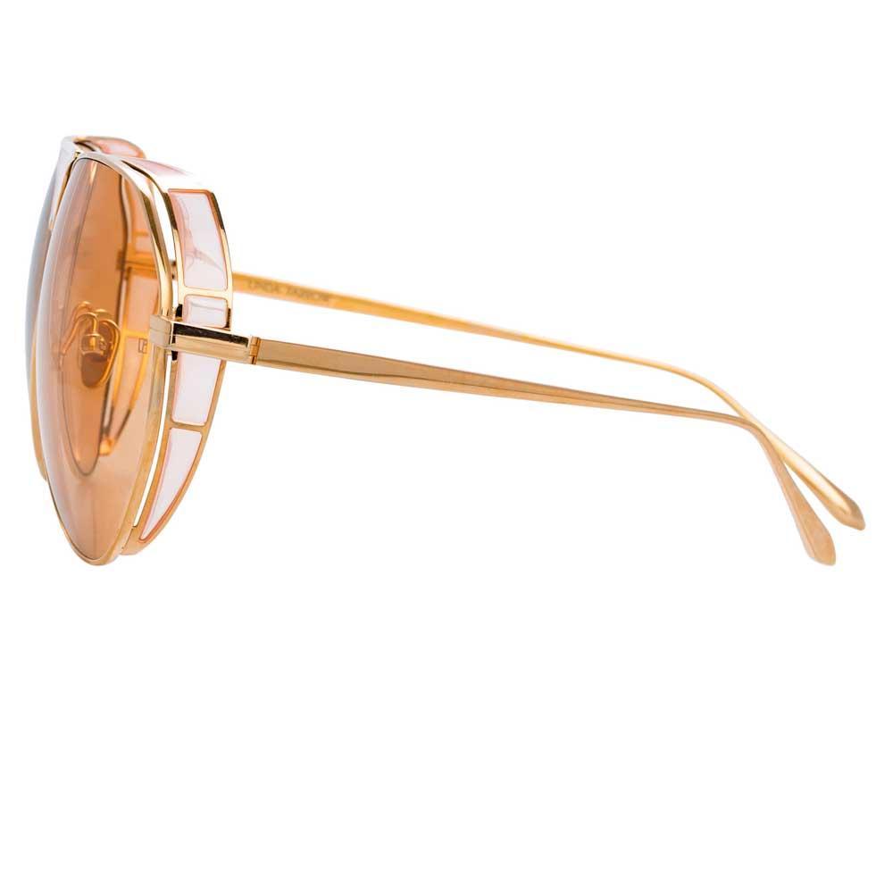 Color_LFL785C6SUN - Linda Farrow Matheson C6 Aviator Sunglasses