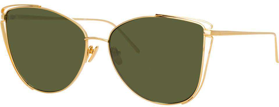 Color_LFL809C4SUN - Linda Farrow Amina C4 Cat Eye Sunglasses