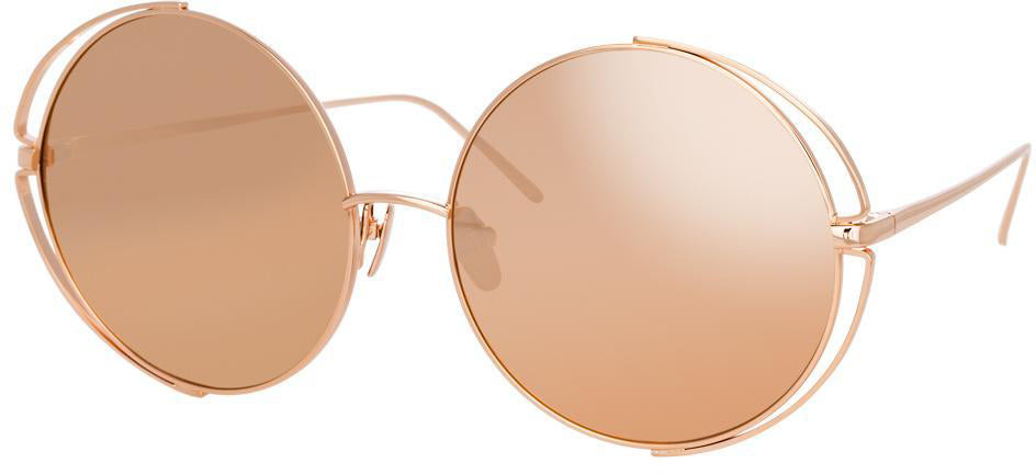 Color_LFL816C3SUN - Linda Farrow Farah C3 Round Sunglasses